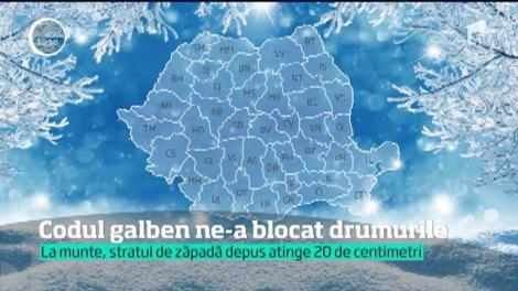 Nu scăpăm de vremea rea! Anunţ de ultimă oră de la meteorologi: "Ninsorile abundente se mută în Moldova"