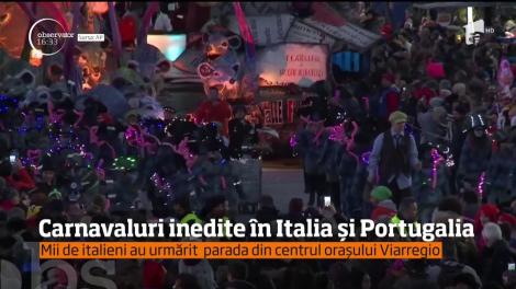 Carnavale inedite în Italia și Portugalia