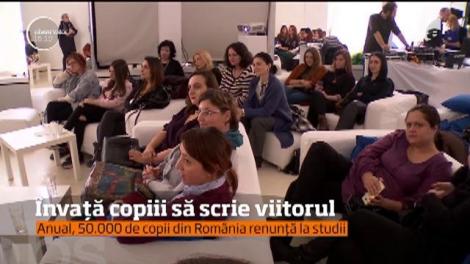 Campania "Învaţă copiii să scrie viitorul". Cum a schimbat-o pe Andreea Berecleanu notă de doi primită în școală