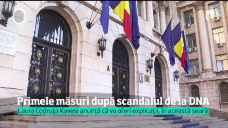 Primele măsuri după scandalul de la DNA