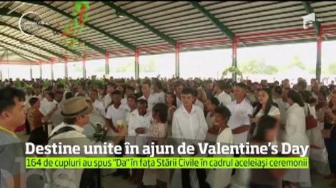 Cununie civilă de proporţii într-un oraş din Filipine