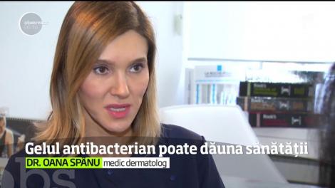 Folosim din ce în ce mai mult gel antibacterian, în loc să ne spălăm pe mâini cu apă şi săpun