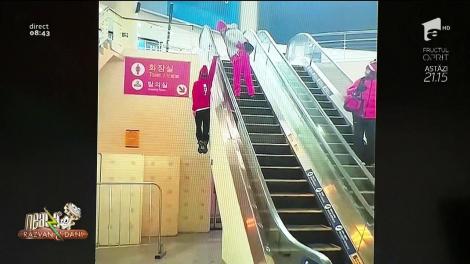 Atunci când scara rulantă e prea aglomerată, există o variantă!