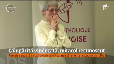 (VIDEO) Miracol! O măicuţă aflată în scaun cu rotile, s-a vindecat ca prin minune, iar episcopii Bisericii au recunoscut oficial cel de a al 70-lea miracol!