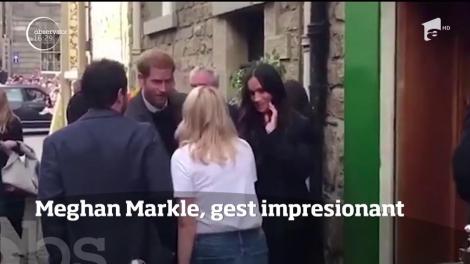 Meghan Markle a încălcat, DIN NOU, protocolul regal. Ce gest a făcut viitoarea soţie a Prinţului Harry