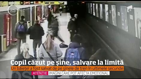 Imagini dramatice la o staţie de metrou din Milano. Un băieţel de 2 ani a fugit de lângă mama sa şi a căzut pe şinele de tren