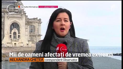 Vremea îşi cam face de cap. Mii de oameni au rămas fără energie electrică