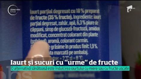 Gustare preferată a copiilor le pune sănătatea în pericol. Unele iaurturi cu fructe nu au nici urmă de fructe!