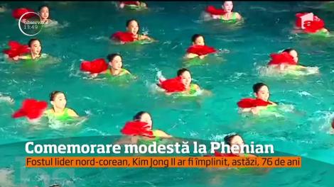 Comemorare neaşteptat de discretă în Coreea de Nord. 76 de ani de la naşterea fostului lider Kim Jong-il