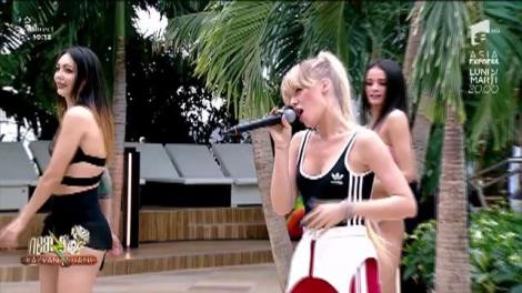 Vicky K c&acirc;ntă, la Neatza, melodia "Loca"