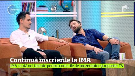 Intact Media Academy continuă înscrierile pentru prima serie din acest an a cursurilor de Prezentator şi Reporter TV