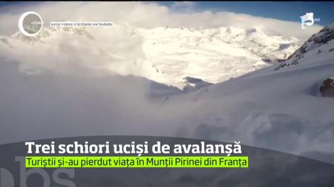 Tragedie în Munţii Pirinei din Franţa. Trei schiori şi-au pierdut viaţa într-o avalanşă