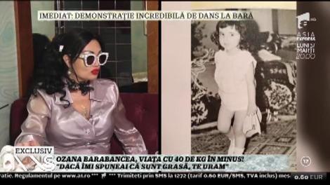 Ozana Barabancea, viața cu 40 de kg în minus: "Cu bijuteriile de la mama, mi-am plătit lecțiile de canto"