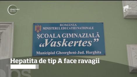 Epidemie de hepatita tip A în Harghita. Aproape 50 de îmbolnăviri sunt confirmate
