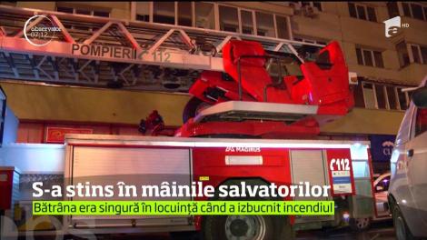 O bătrână de 60 de ani a murit intoxicată cu fum. Tragedia a avut loc în cartierul Pantelimon