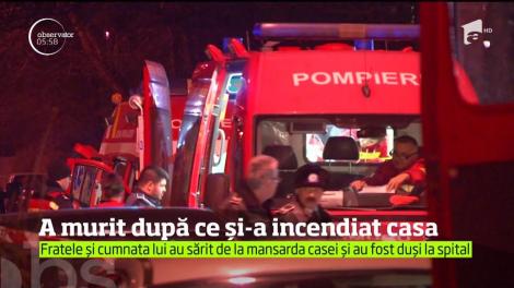 Tragedie în Capitală. Un tânăr a murit carbonizat în incendiul care i-a cuprins locuinţa