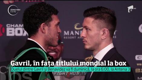Următorul campion mondial la box ar putea fi un român. În câteva ore, Ronald Gavril va intra în ring pentru titlul suprem
