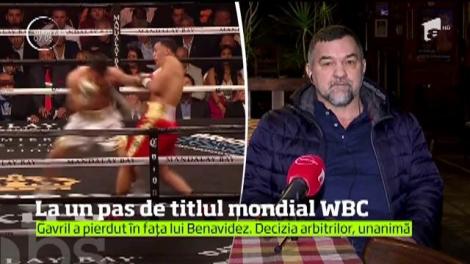 Ronald Gavril a pierdut revanșa pentru centura mondială WBC. Sportivul român a pierdut titlult după 12 runde