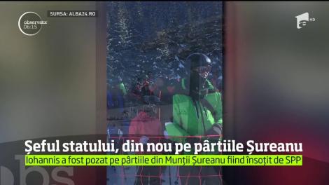 Klaud Iohannis, din nou pe pârtiile de schi din Munţii Şureanu