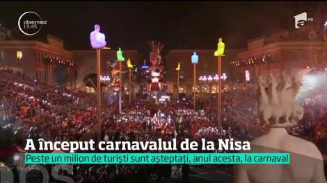 A început carnavalul de la Nisa.  Anul acesta, tema este "Regele Spaţial"