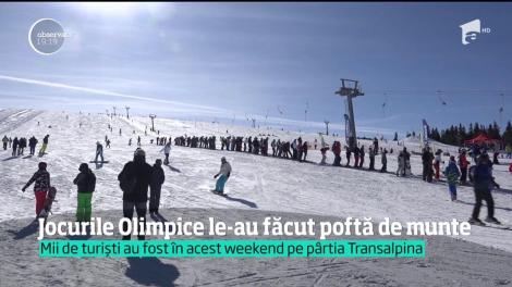 Jocurile Olimpice de iarnă i-au inspirat pe români să ia cu asalt pârtiile. Şi nu au plecat dezamăgiţi