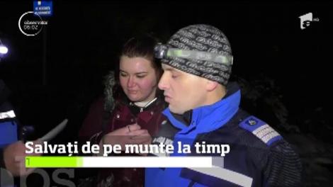 Tineri din Braşov, echipați necorespunzător, salvați de pe munte la timp
