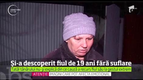 Descoperire înfiorătoare în judeţul Vaslui. Un părinte şi-a găsit fiul de 19 ani fără viaţă, în garajul casei