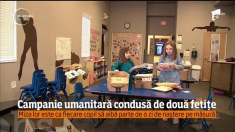 Campanie umanitară condusă de două fetiţe din Ohio