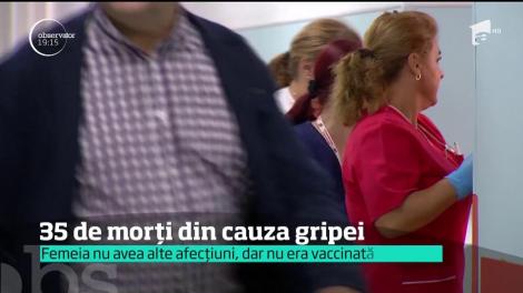 Numărul persoanelor ucise de gripă a ajuns la 35