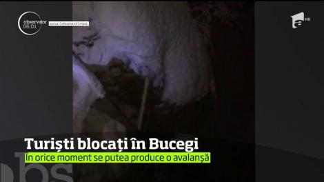 Desfăşurare de forţe în Munţii Bucegi, după ce 7 turişti s-au aventurat pe un traseu nemarcat