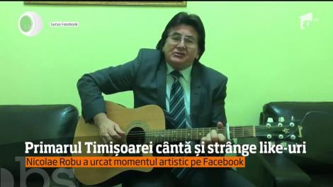 Primarul din Timişoara, Nicolae Roibu, își exprimă sentimentele prin muzică