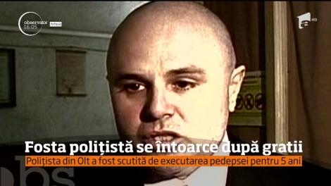 Poliţista din Olt, care, în 2012 şi-a înjunghiat şeful fiindcă ar fi violat-o, se întoarce după gratii!