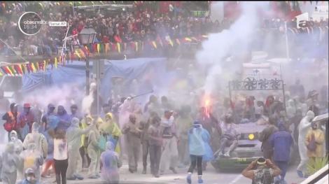 "Războiul făinii", estival inedit în Grecia