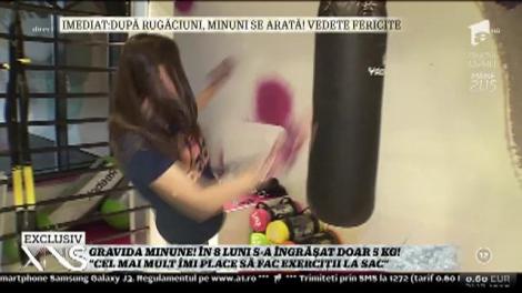 Gravidă minune! În 8 luni s-a îngrășat doar 5 kg! "Fac sport 5 zile pe săptămâna"