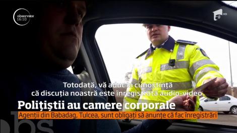 Poliţiştii din localitatea tulceană Babadag vor purta asupra lor camere de luat vederi
