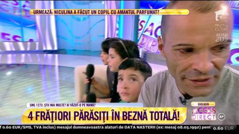Simona Gherghe, în lacrimi! Daniel, 5 ani: "Copiii la școală mă bat pentru că sunt sărac"