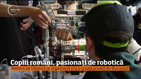 Copiii români, pasionați de robotică