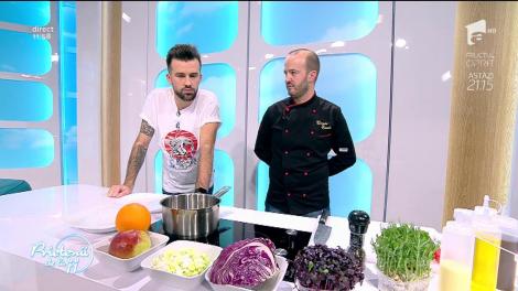 Absolut delicios! Piept de rață cu chutney de varză roșie și sos de portocale și prune