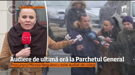 Procurorul Mircea Negulescu, audiat de colegi