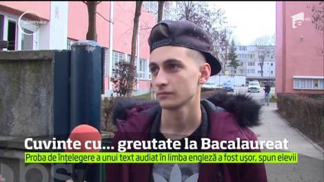 Cuvinte cu greutate la Bacalaureat