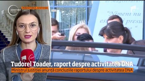 Tudorel Toader, raport despre activitatea DNA