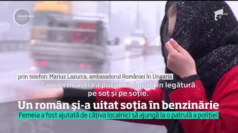 Un bărbat şi-a uitat soţia într-o benzinărie din Ungaria