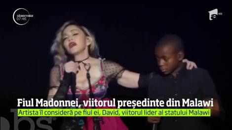 Fanii Madonnei au fost luați prin surprindere! Fiul aristei, David Banda, președintele unui stat african