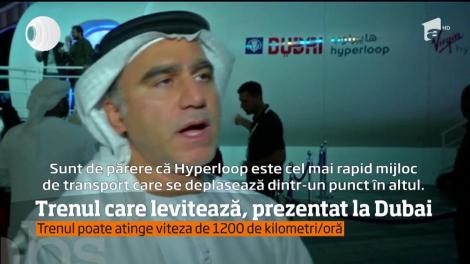 Primul prototip Hyperloop a fost prezentat &icirc;n Dubai. Trenul subsonic va parcurge traseul Dubai - Abu Dhabi &icirc;n doar 12 minute