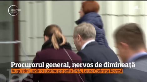 Augustin Lazăr, procurorul general al României, o susține pe Laura Codruţa Kovesi