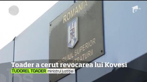 Tudorel Toader a cerut revocarea lui Kovesi