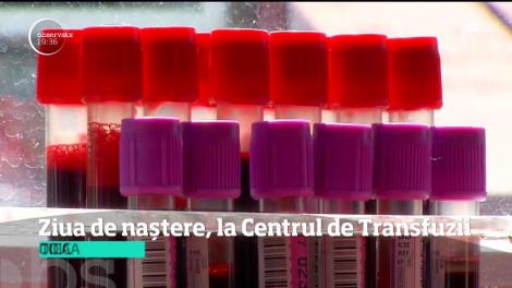 O tânără din Bucureşti şi-a invitat prietenii de ziua ei la un centru de transfuzii