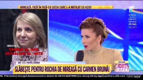 Slăbeşte pentru rochia de mireasă cu Carmen Brumă!