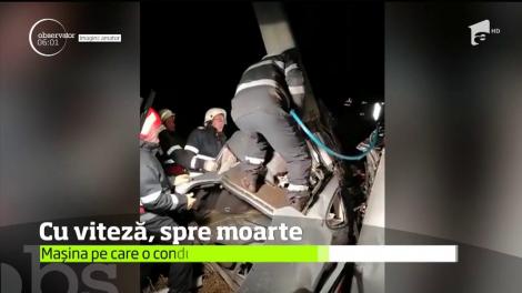 Pasiunea pentru viteză şi automobile i-a adus sfârşitul unui şofer din Ialomiţa