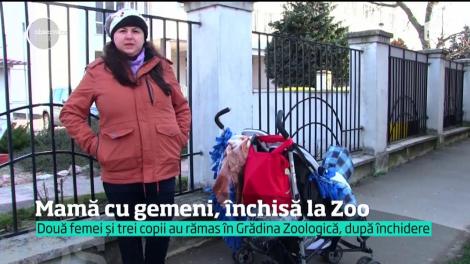 O vizită la Grădina Zoologică din Oradea s-a transformat într-o aventură, pentru două femei şi trei copii. Au rămas captivi, singuri lângă cuştile animalele